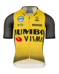 AGU Cyklistický dres s krátkym rukávom - JUMBO-VISMA 2019 - žltá/čierna