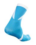 KATUSHA SPORTS Cyklistické ponožky klasické - ISRAEL 2020 - svetlo modrá
