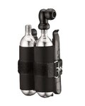 LEZYNE CO2 pumpa/bombička - TWIN KIT CO2 - strieborná/čierna