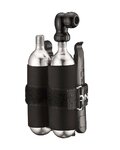 LEZYNE CO2 pumpa/bombička - TWIN KIT 25G - strieborná/čierna