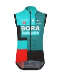 LE COL Cyklistická vesta - BORA HANSGROHE 2022 - červená/čierna/zelená