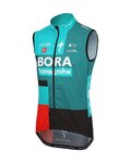 LE COL Cyklistická vesta - BORA HANSGROHE 2022 - červená/čierna/zelená