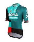 LE COL Cyklistický dres s krátkym rukávom - BORA HANSGROHE 2022 - čierna/červená/zelená