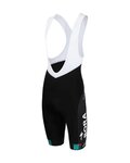 LE COL Cyklistické nohavice krátke s trakmi - BORA HANSGROHE 2022 - čierna