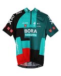 LE COL Cyklistický dres s krátkym rukávom - BORA HANSGROHE 2022 - zelená/šedá