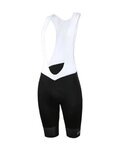 LE COL Cyklistické nohavice krátke s trakmi - PRO LEIGHTWEIGHT - biela/čierna