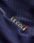 LE COL Cyklistický dres s krátkym rukávom - SPORT LOGO - biela/modrá