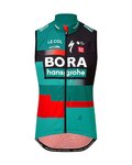 LE COL Cyklistická vesta - BORA HANSGROHE 2023 REPLICA SPORT - zelená/čierna/červená