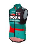 LE COL Cyklistická vesta - BORA HANSGROHE 2023 REPLICA SPORT - zelená/čierna/červená