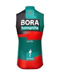 LE COL Cyklistická vesta - BORA HANSGROHE 2023 REPLICA SPORT - zelená/čierna/červená