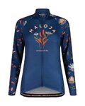 MALOJA Cyklistický dres s dlhým rukávom letný - GANESM. 1/1 LADY - modrá