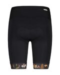 MALOJA Cyklistické nohavice krátke bez trakov - GANESM. 1/2 LADY - čierna