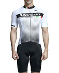 MONTON Cyklistický dres s krátkym rukávom - TEMEST  - biela