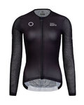 MONTON Cyklistický dres s dlhým rukávom letný - SPIRIT LADY SUMMER - čierna
