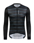 MONTON Cyklistický dres s dlhým rukávom letný - SANGER SUMMER - čierna