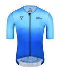 MONTON Cyklistický dres s krátkym rukávom - WATER - modrá
