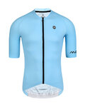 MONTON Cyklistický dres s krátkym rukávom - FAKIE - svetlo modrá