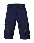 MONTON Cyklistické nohavice krátke bez trakov - SPORTY MTB - modrá
