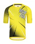 MONTON Cyklistický dres s krátkym rukávom - BOOM MTB - žltá