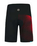 MONTON Cyklistické nohavice krátke bez trakov - POW MTB - čierna/červená