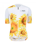 MONTON Cyklistický dres s krátkym rukávom - SUNFLOWER LADY - biela/žltá