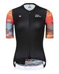 MONTON Cyklistický dres s krátkym rukávom - SKULL RAINBOW LADY - viacfarebná/čierna