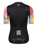 MONTON Cyklistický dres s krátkym rukávom - SKULL RAINBOW LADY - viacfarebná/čierna