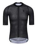 MONTON Cyklistický dres s krátkym rukávom - PRO CARBONFIBER - čierna