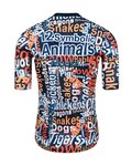 MONTON Cyklistický dres s krátkym rukávom - ANIMALZODIAC - viacfarebná