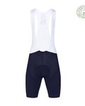 MONTON Cyklistické nohavice krátke s trakmi - PRO SPEEDA - modrá