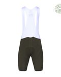 MONTON Cyklistické nohavice krátke s trakmi - PRO SPEEDA  - zelená