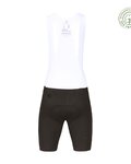 MONTON Cyklistické nohavice krátke s trakmi - PRO SPEEDA  - hnedá