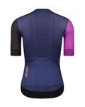 MONTON Cyklistický dres s krátkym rukávom - TRAVELER EVO LADY - čierna/modrá/fialová
