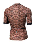 MONTON Cyklistický dres s krátkym rukávom - CALOFLAGE - hnedá