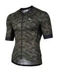 MONTON Cyklistický dres s krátkym rukávom - CALOFLAGE - zelená/čierna