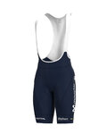 ALÉ Cyklistické nohavice krátke s trakmi - MOVISTAR 2021 PR-R - modrá