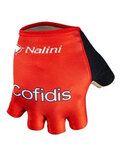 NALINI Cyklistické rukavice krátkoprsté - COFIDIS 2021 - červená