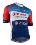 NALINI Cyklistický dres s krátkym rukávom - DIRECT ENERGIE 2021 - červená/modrá/biela