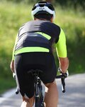 NALINI Cyklistický dres s krátkym rukávom - AIS MORTIROLO 2.0 - čierna/žltá