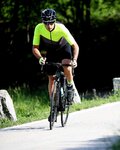 NALINI Cyklistický dres s krátkym rukávom - AIS MORTIROLO 2.0 - čierna/žltá