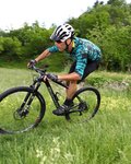 NALINI Cyklistický dres s dlhým rukávom letný - AIS HILL MTB - čierna/zelená