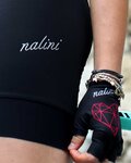 NALINI Cyklistické rukavice krátkoprsté - AIS LADY CIMA - čierna