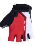 NALINI Cyklistické rukavice krátkoprsté - AIS SALITA  - biela/červená/čierna