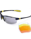 Cyklistické okuliare - S11.DY - čierna/žltá