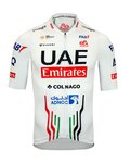 PISSEI Cyklistický dres s krátkym rukávom - UAE TEAM EMIRATES 24 - čierna/červená/biela