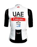 PISSEI Cyklistický dres s krátkym rukávom - UAE TEAM EMIRATES 23 - biela/červená/čierna