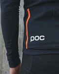 POC Cyklistický dres s dlhým rukávom zimný - RADIANT  - čierna