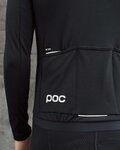POC Cyklistický dres s dlhým rukávom zimný - THERMAL LITE  - čierna