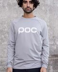 POC Cyklistický dres s dlhým rukávom letný - REFORM ENDURO - šedá