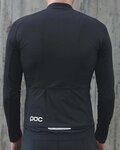 POC Cyklistický dres s dlhým rukávom zimný - AMBIENT THERMAL - čierna
